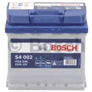 Bosch 0092S40020 Аккумулятор 52AH 470A (EN) клеммы 0 (207×175×190) S4 002