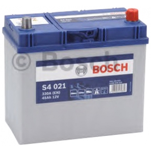 Bosch 0092S40210 Аккумулятор 45AH 330A (JIS) клеммы 0 (238×129×227) S4 021