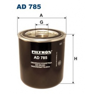 Filtron AD785 Air dryer for pneumatic brake system